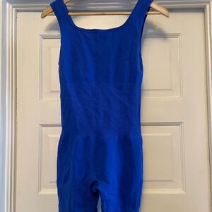 Vibrant Blue Sleeveless Jumpsuit